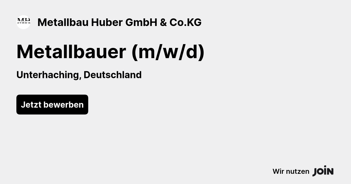 Metallbau Huber GmbH & Co.KG logo
