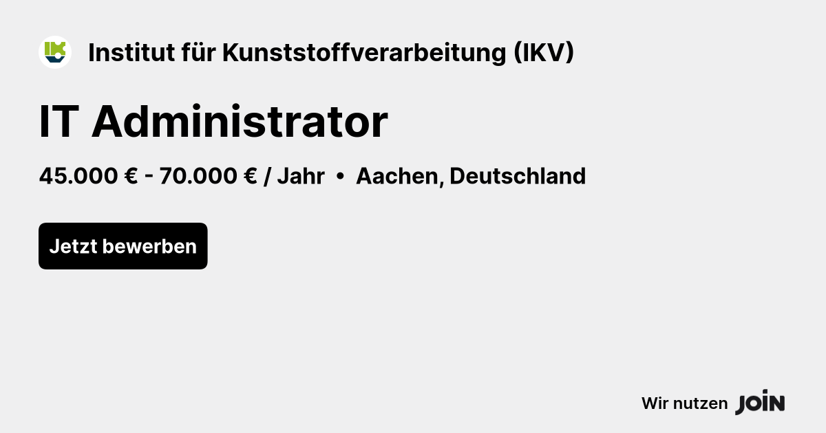 Institut für Kunststoffverarbeitung (IKV) logo