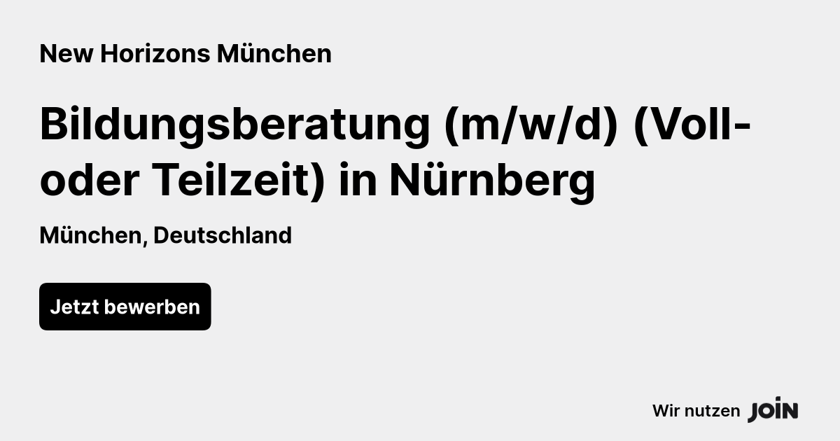 New Horizons München logo