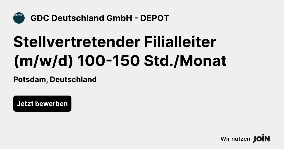 GDC Deutschland GmbH - DEPOT logo