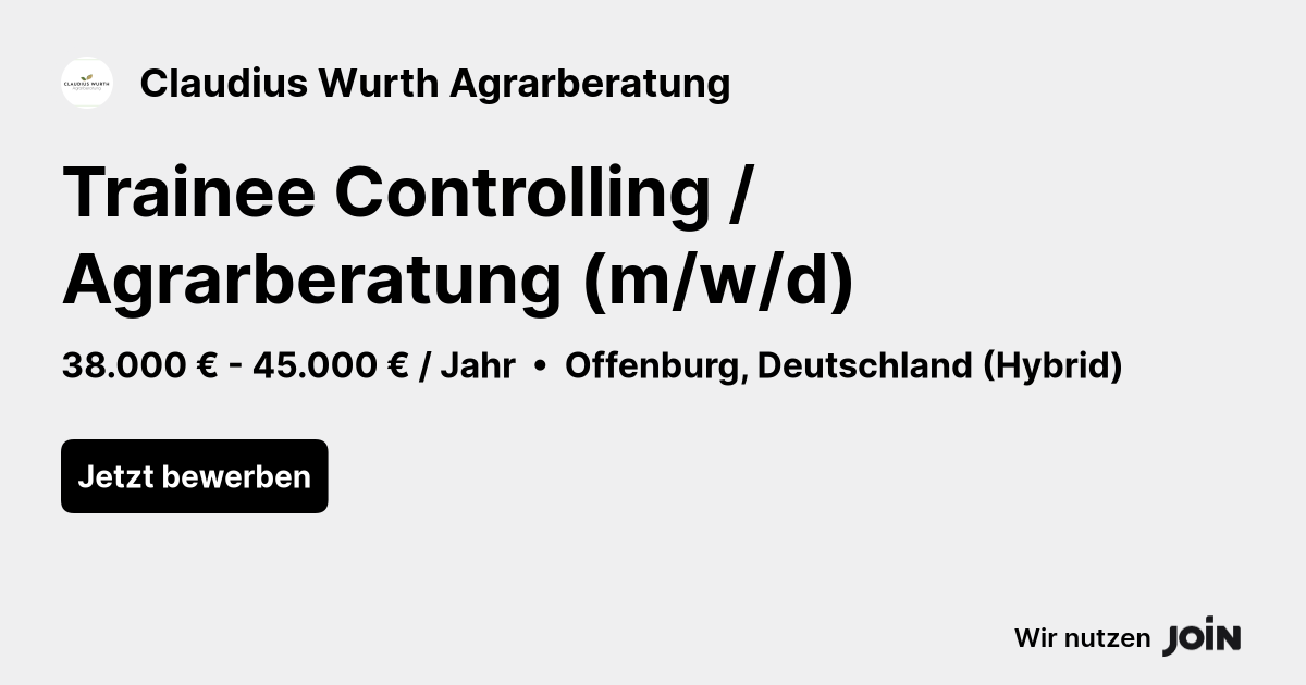 Claudius Wurth Agrarberatung logo