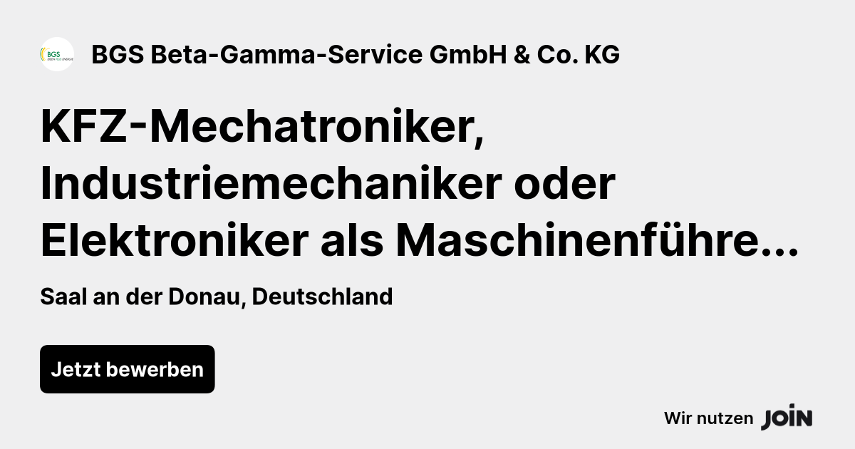 BGS Beta-Gamma-Service GmbH & Co. KG logo