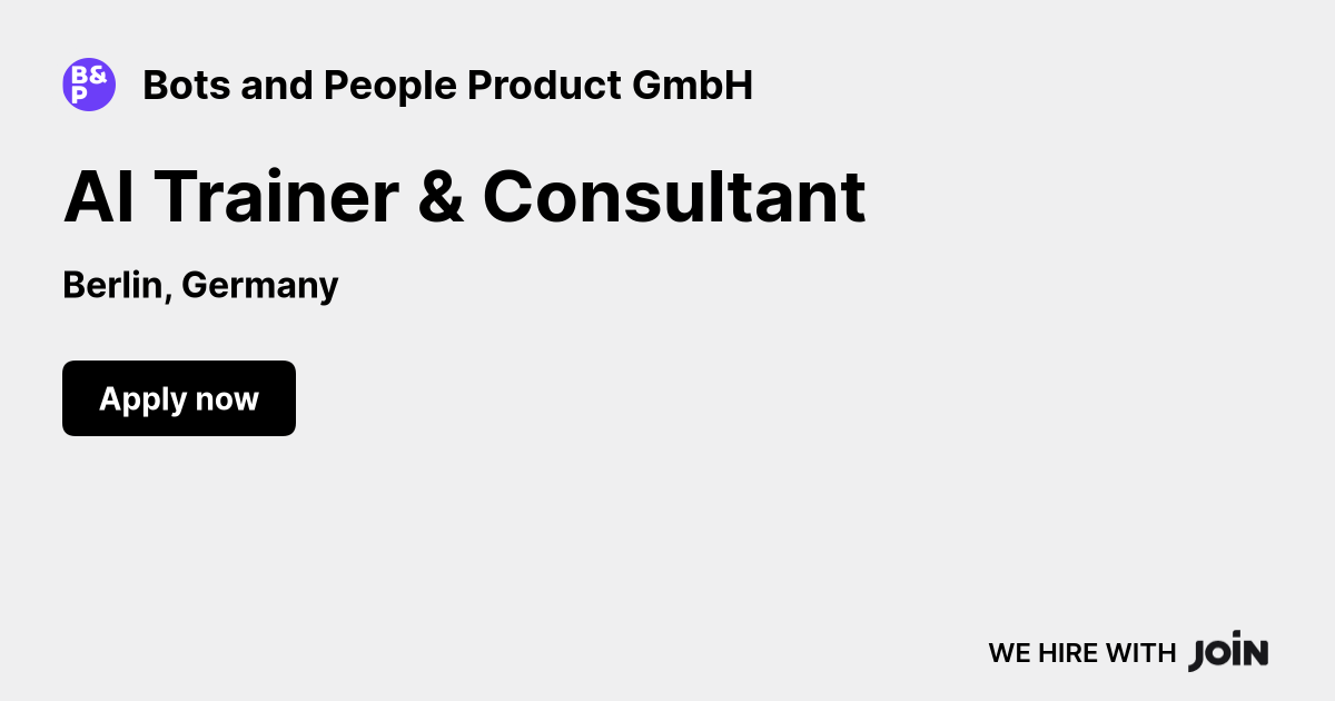 Bots and People Product GmbH logo