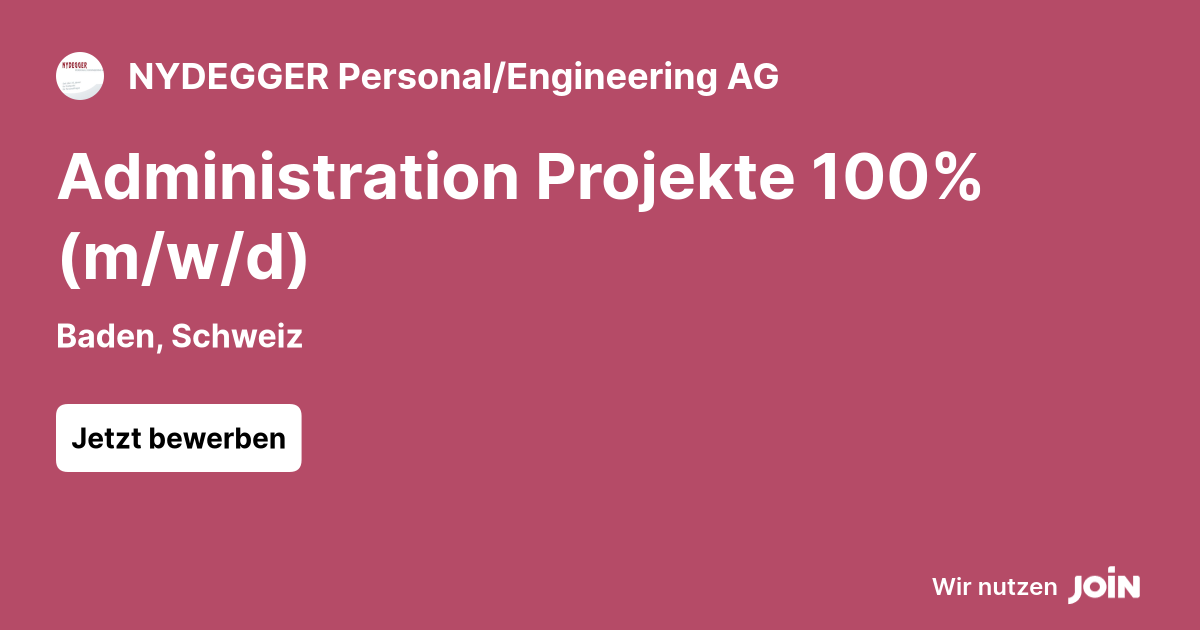 NYDEGGER Personal/Engineering AG logo