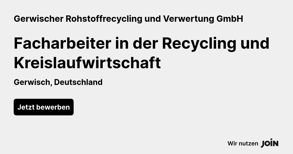 Gerwischer Rohstoffrecycling und Verwertung GmbH logo