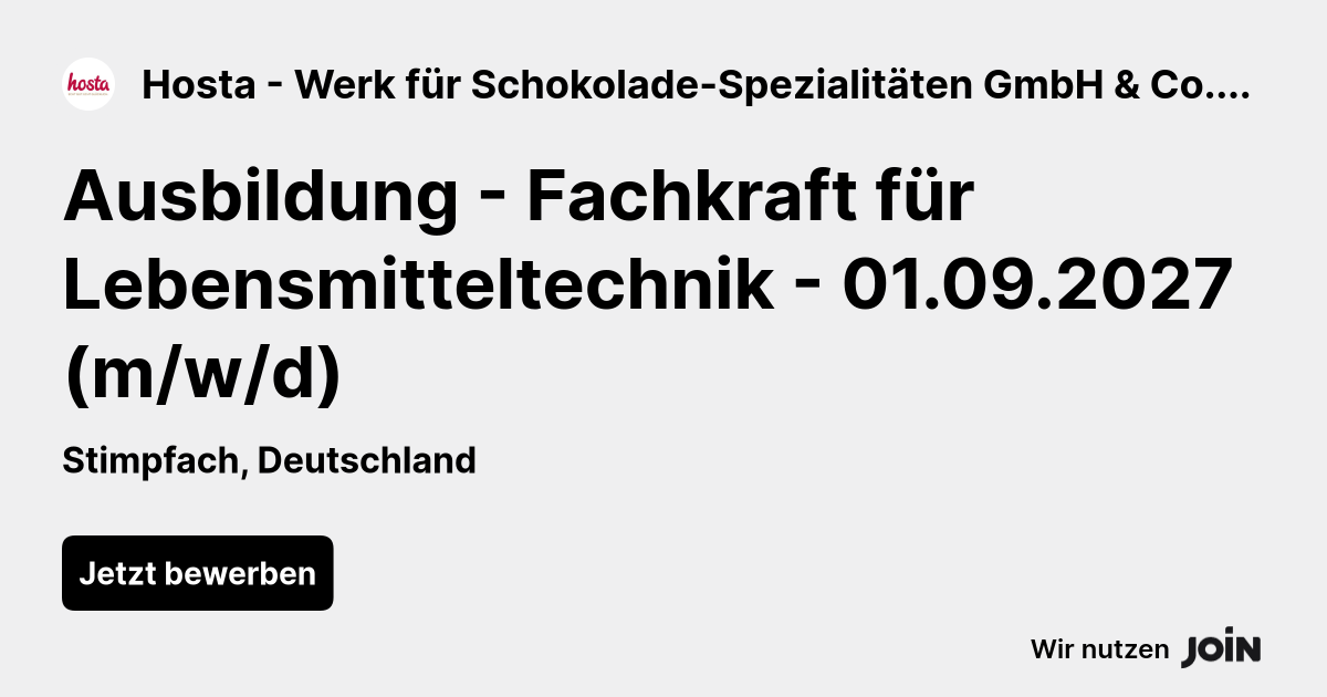 Hosta - Werk für Schokolade-Spezialitäten GmbH & Co. KG logo