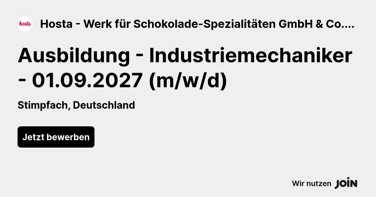 Hosta - Werk für Schokolade-Spezialitäten GmbH & Co. KG logo