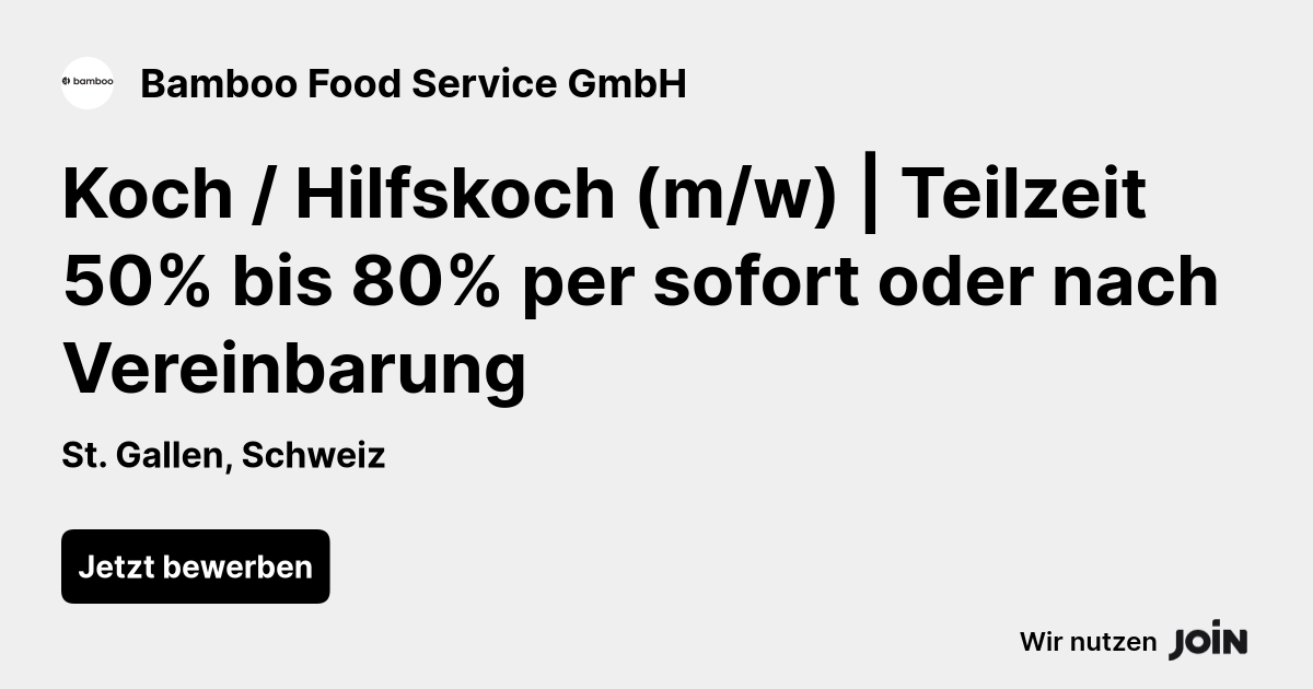 Bamboo Food Service GmbH logo