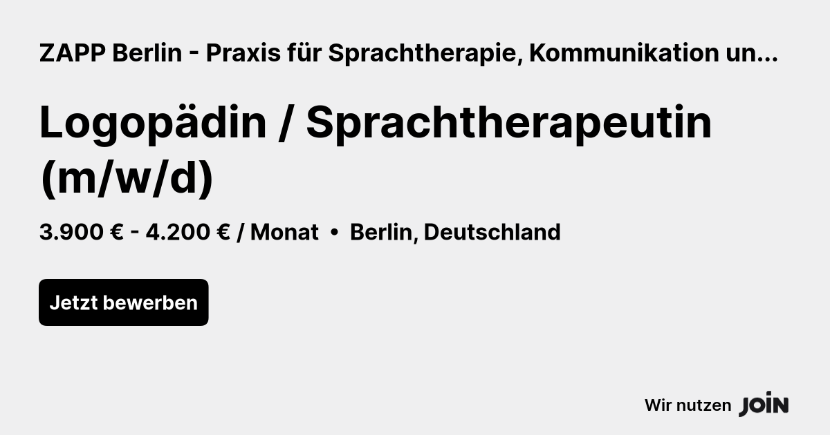ZAPP Berlin - Praxis für Sprachtherapie, Kommunikation und Lernen logo