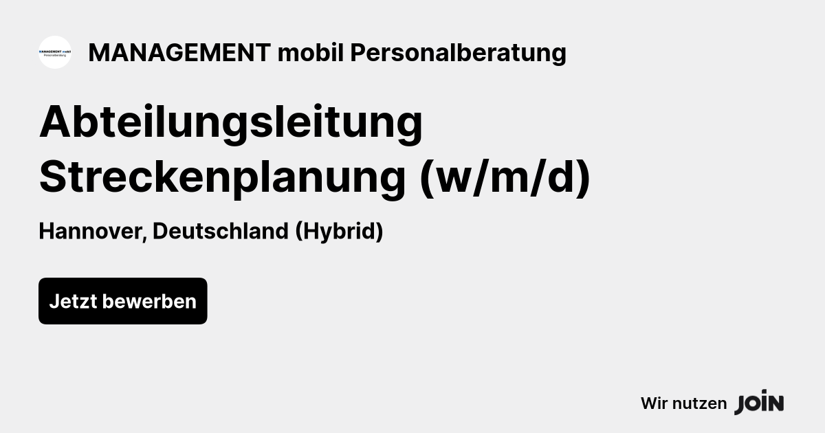 MANAGEMENT mobil Personalberatung logo