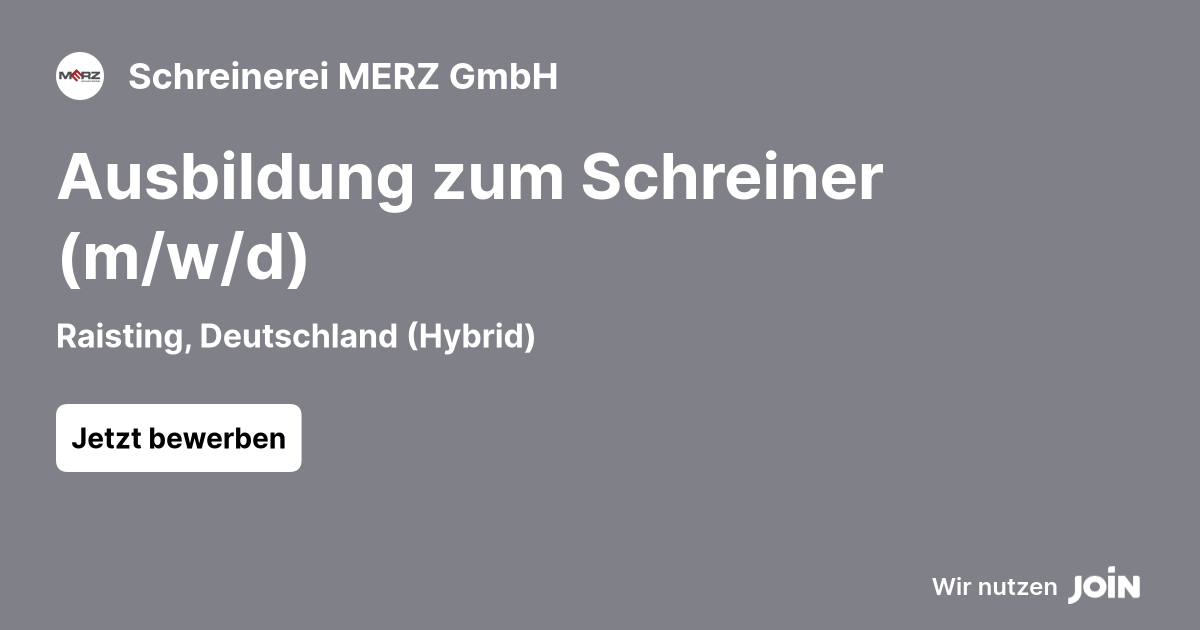 Schreinerei MERZ GmbH logo