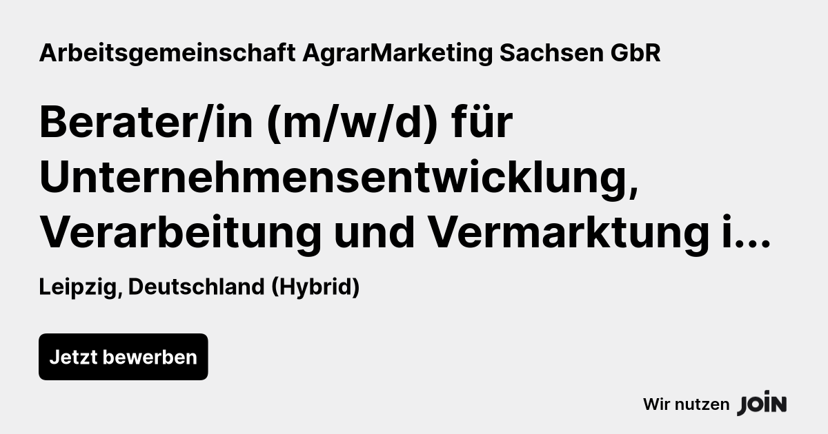 Arbeitsgemeinschaft AgrarMarketing Sachsen GbR logo