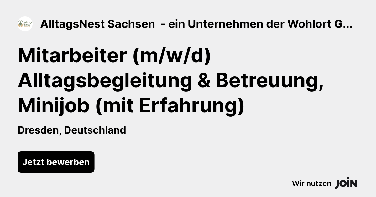 AlltagsNest Sachsen  - ein Unternehmen der Wohlort GmbH logo
