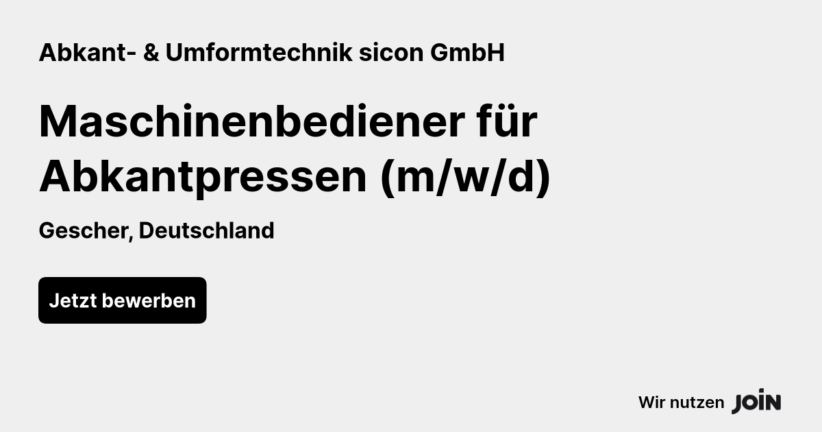 Abkant- & Umformtechnik sicon GmbH logo