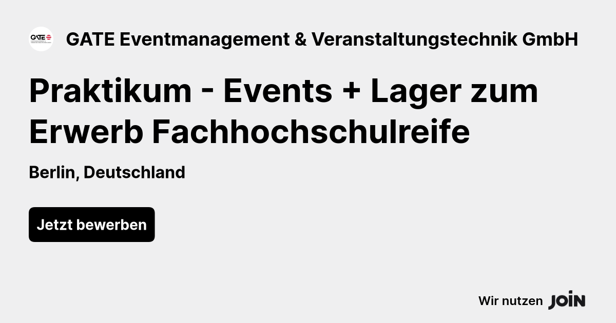 GATE Eventmanagement & Veranstaltungstechnik GmbH logo