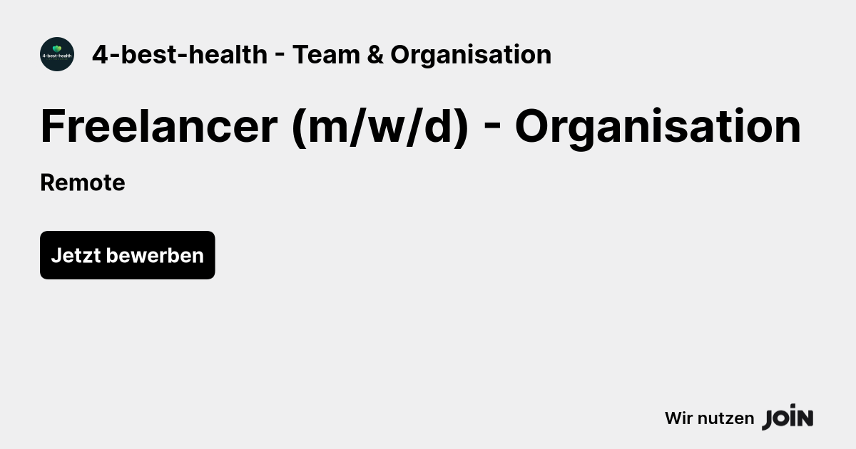 4-best-health - Team & Organisation logo
