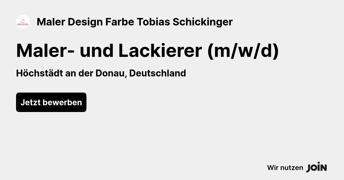 Maler Design Farbe Tobias Schickinger logo