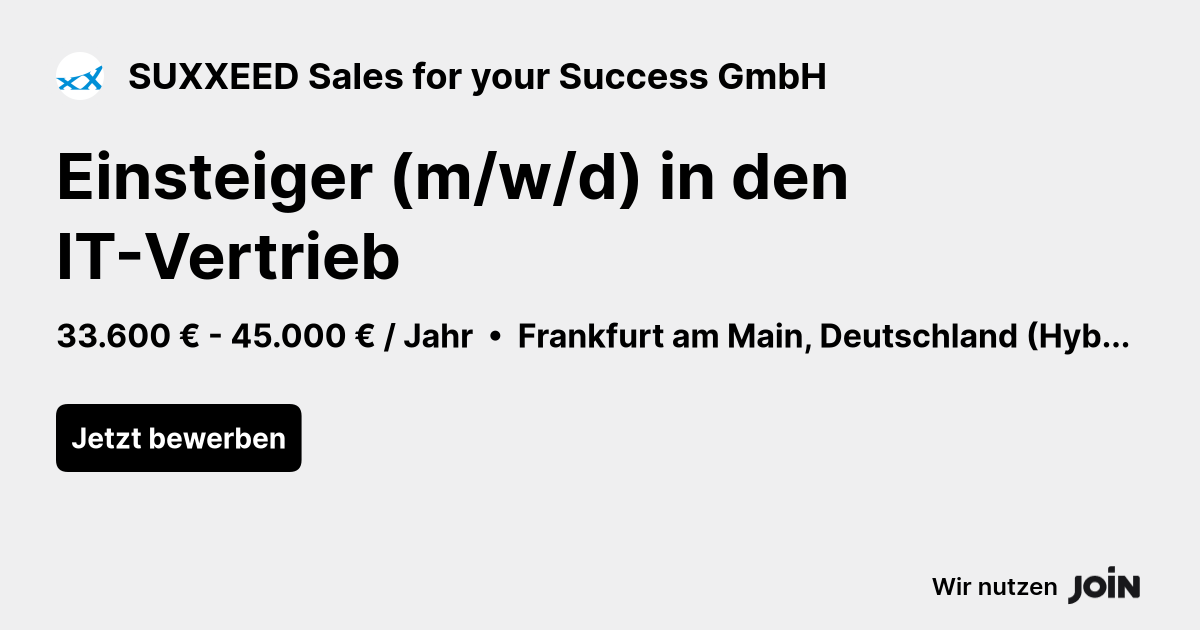 SUXXEED Sales for your Success GmbH logo