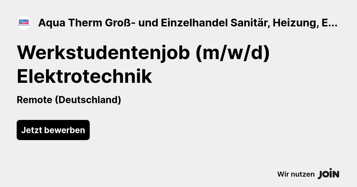 Aqua Therm Groß- und Einzelhandel Sanitär, Heizung, Elektro GmbH logo