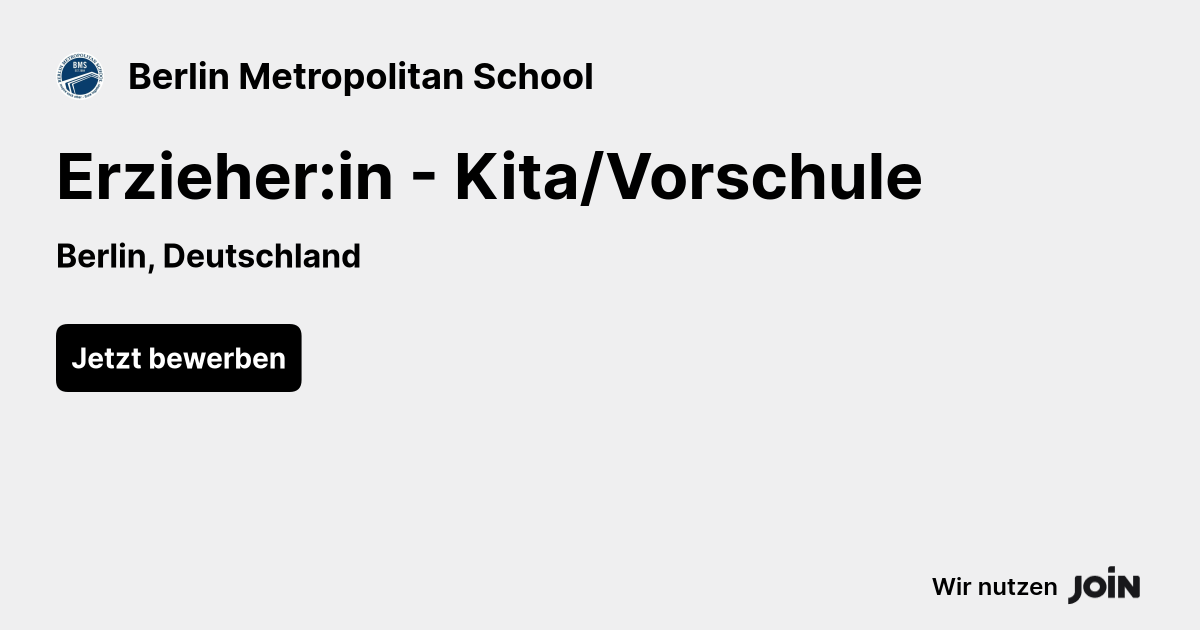 Berlin Metropolitan School logo