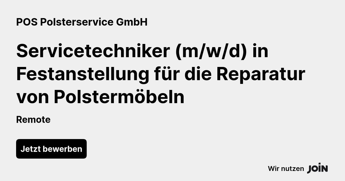 POS Polsterservice GmbH logo