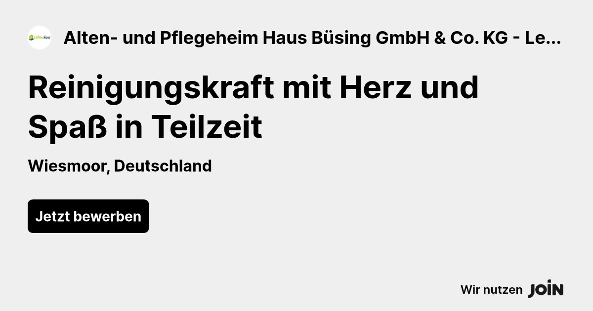 Alten- und Pflegeheim Haus Büsing GmbH & Co. KG - Lebenshuus logo