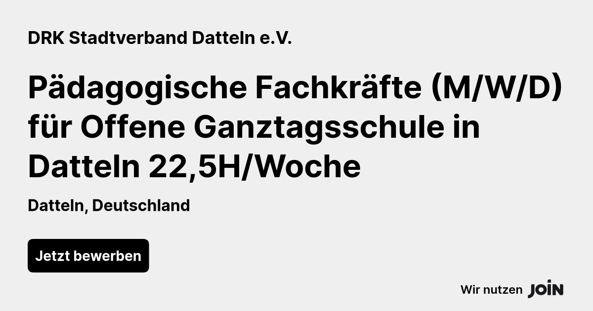 DRK Stadtverband Datteln e.V. logo