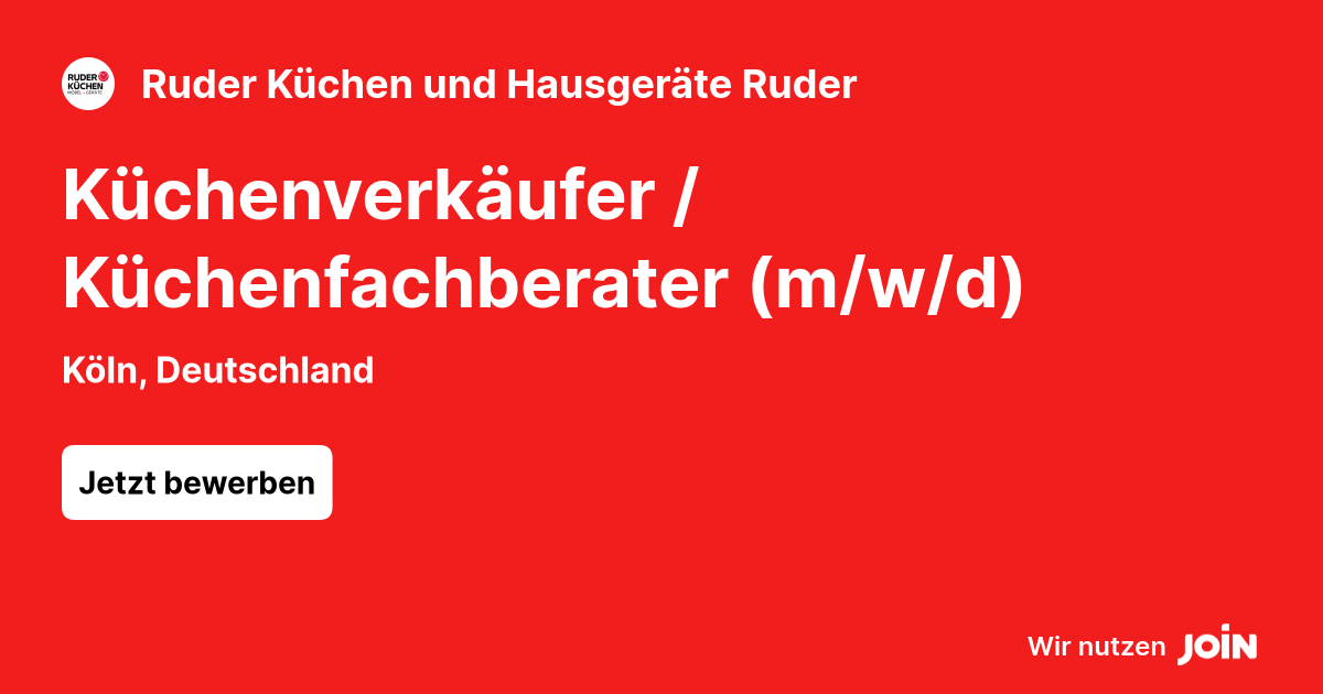 Ruder Küchen und Hausgeräte Ruder logo