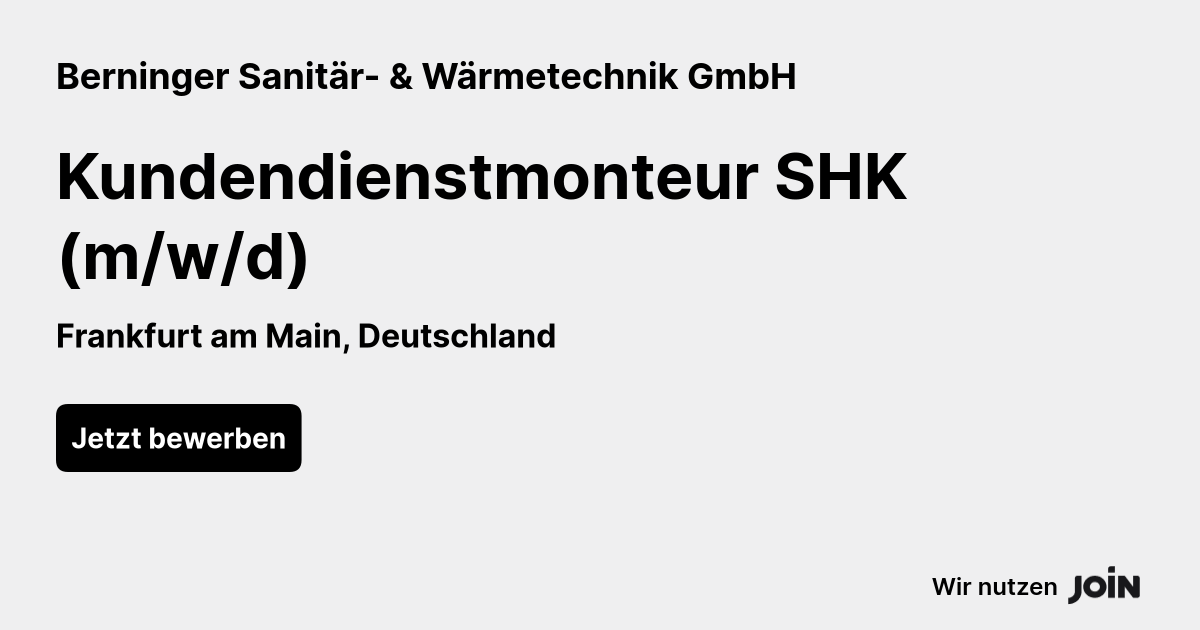 Berninger Sanitär- & Wärmetechnik GmbH logo
