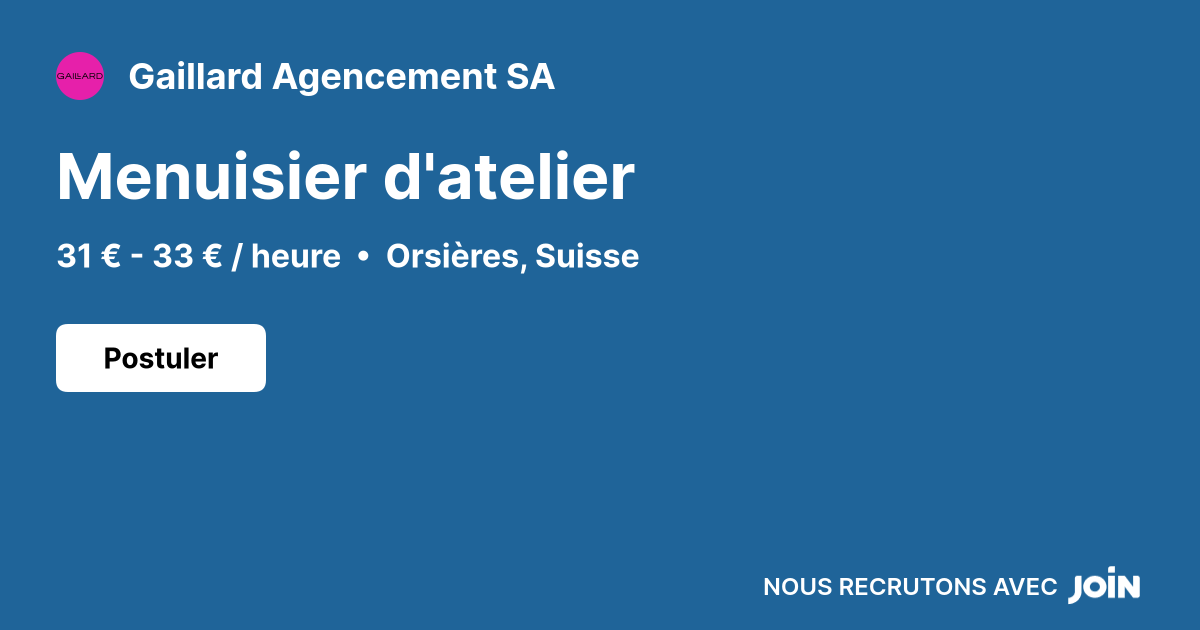 Gaillard Agencement SA logo