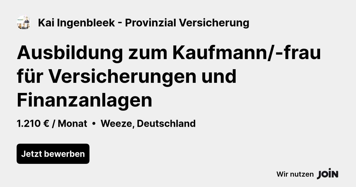 Kai Ingenbleek - Provinzial Versicherung logo