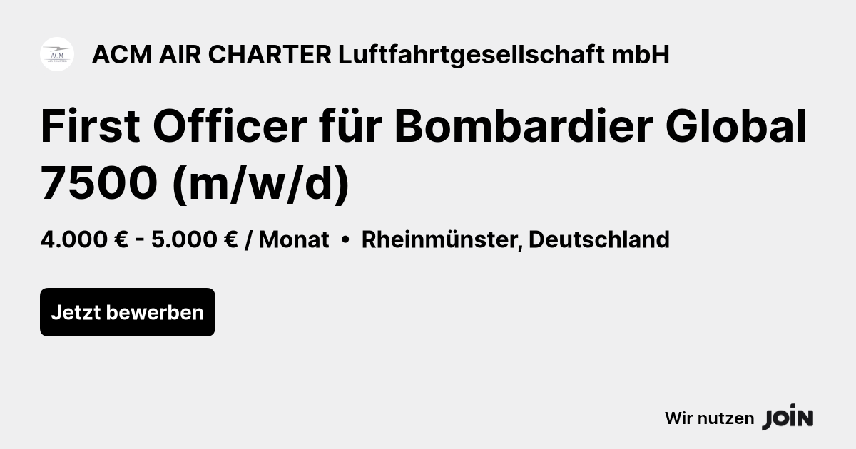 ACM AIR CHARTER Luftfahrtgesellschaft mbH logo