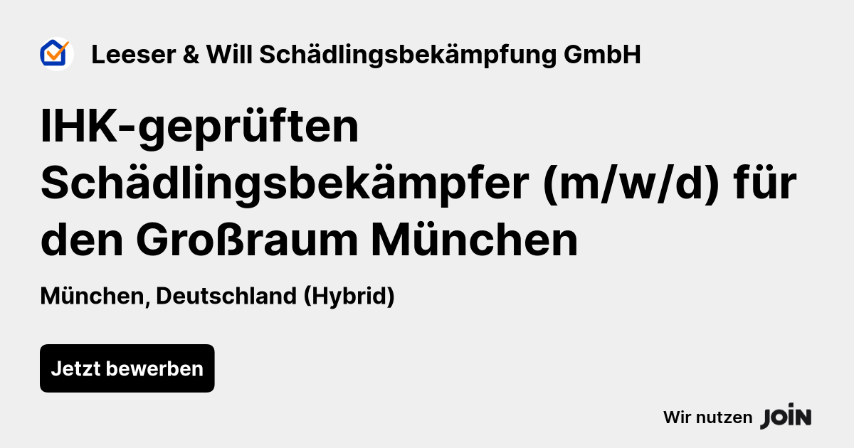 Leeser & Will Schädlingsbekämpfung GmbH logo