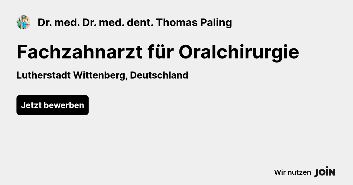 Dr. med. Dr. med. dent. Thomas Paling logo