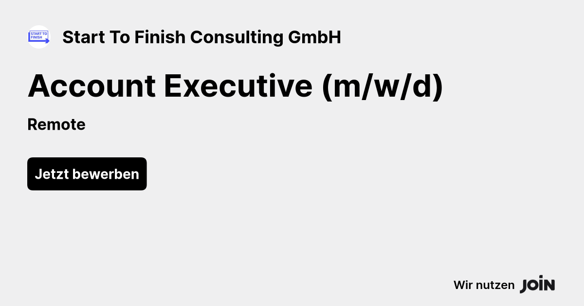 Start To Finish Consulting GmbH logo
