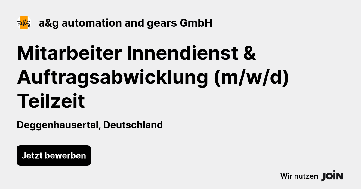 a&g automation and gears GmbH logo