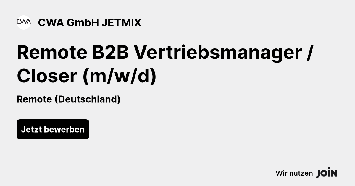 CWA GmbH JETMIX logo