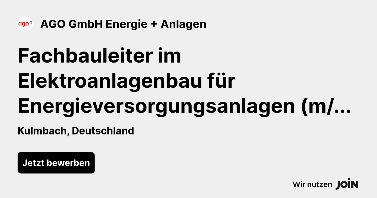 AGO GmbH Energie + Anlagen logo