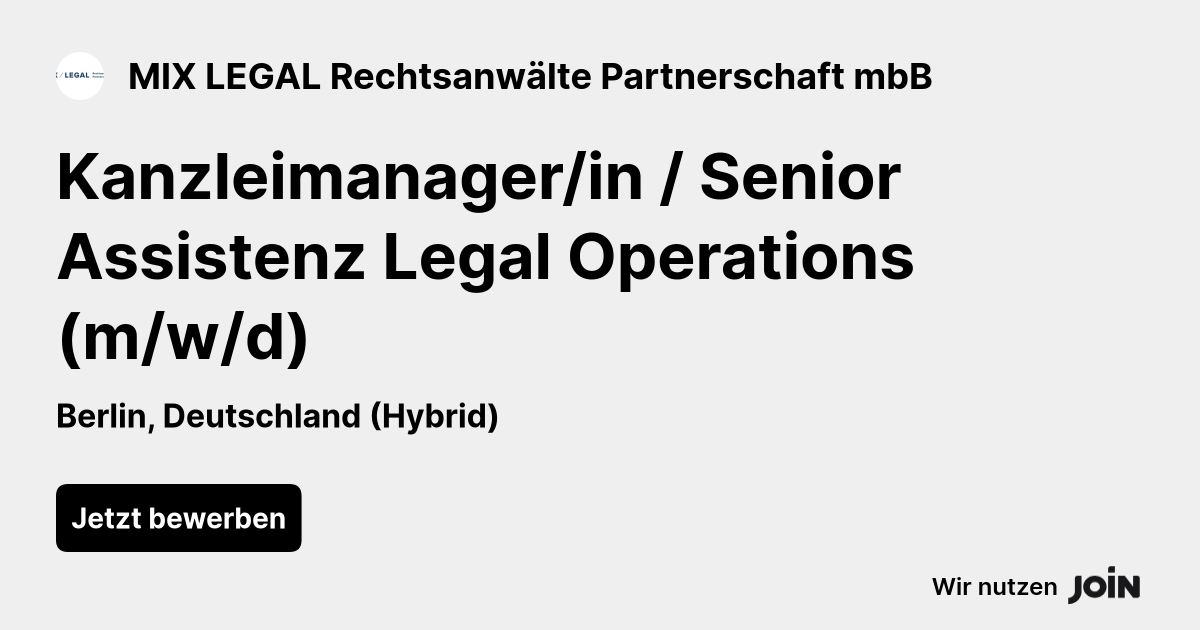 MIX LEGAL Rechtsanwälte Partnerschaft mbB logo