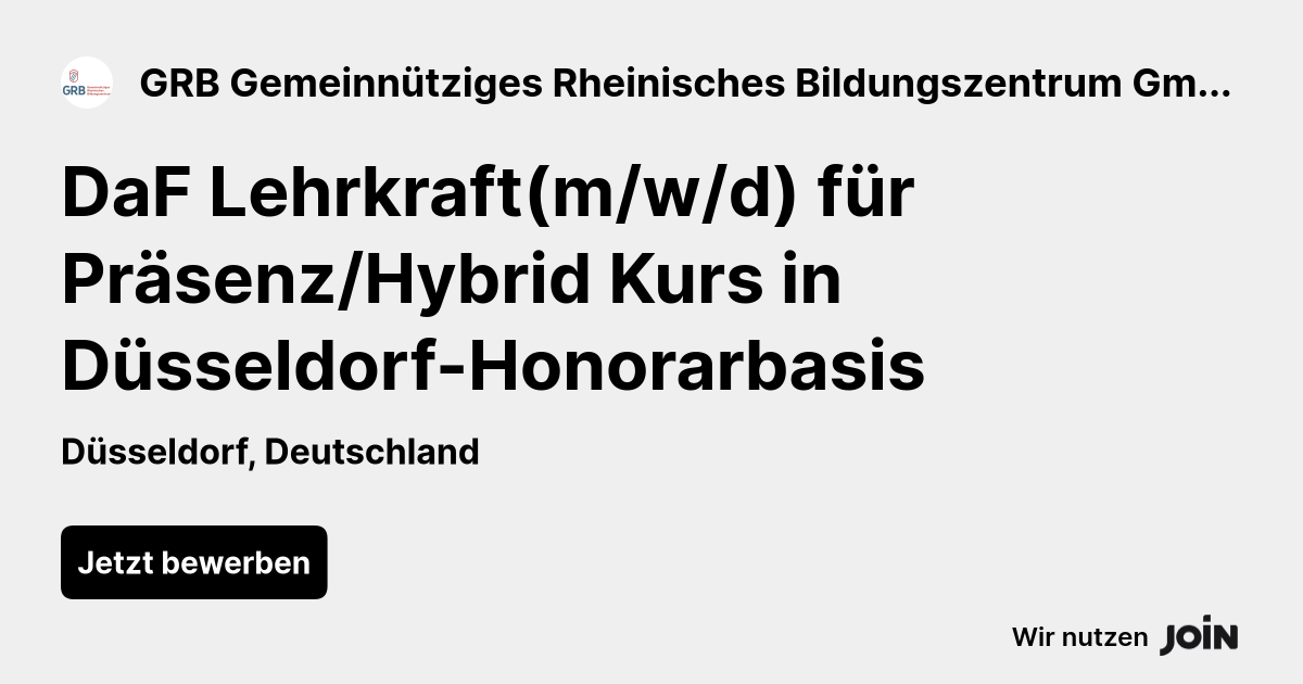 GRB Gemeinnütziges Rheinisches Bildungszentrum GmbH logo