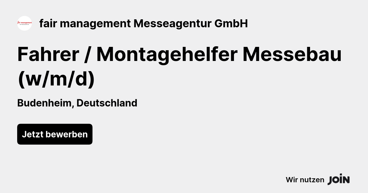 fair management Messeagentur GmbH logo
