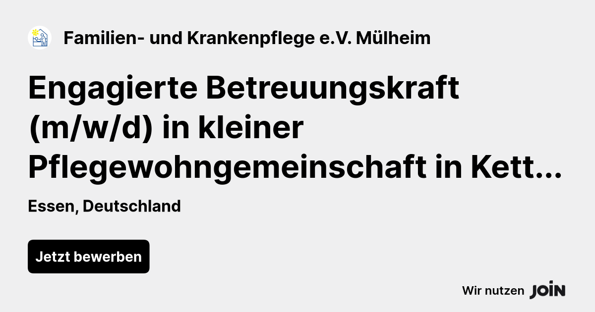 Familien- und Krankenpflege e.V. Mülheim logo