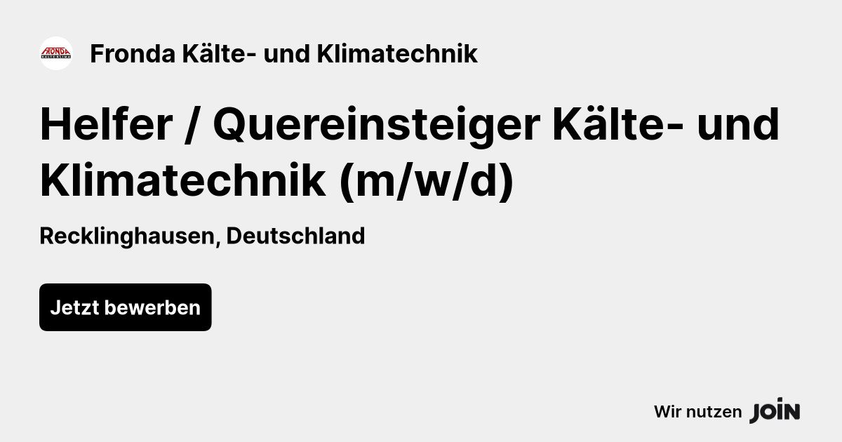 Fronda Kälte- und Klimatechnik logo