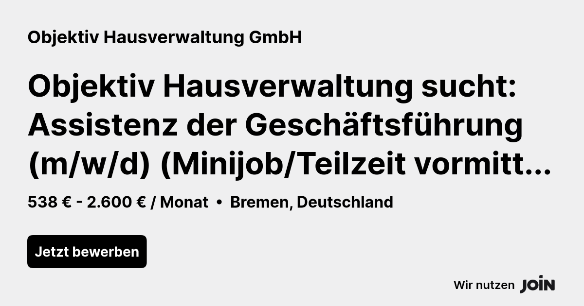 Objektiv Hausverwaltung GmbH logo