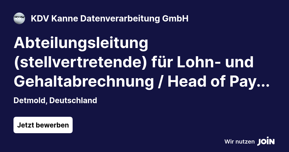 KDV Kanne Datenverarbeitung GmbH logo