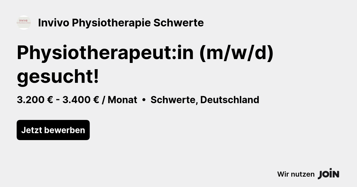 Invivo Physiotherapie Schwerte logo