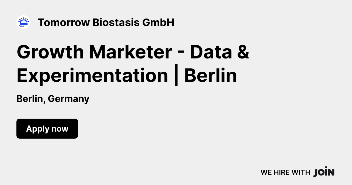 Tomorrow Biostasis GmbH logo
