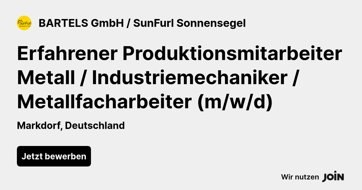 BARTELS GmbH / SunFurl Sonnensegel logo