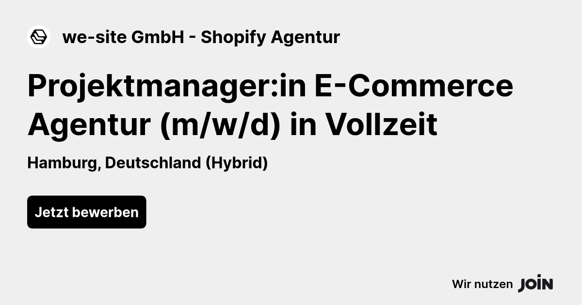 we-site GmbH - Shopify Agentur logo