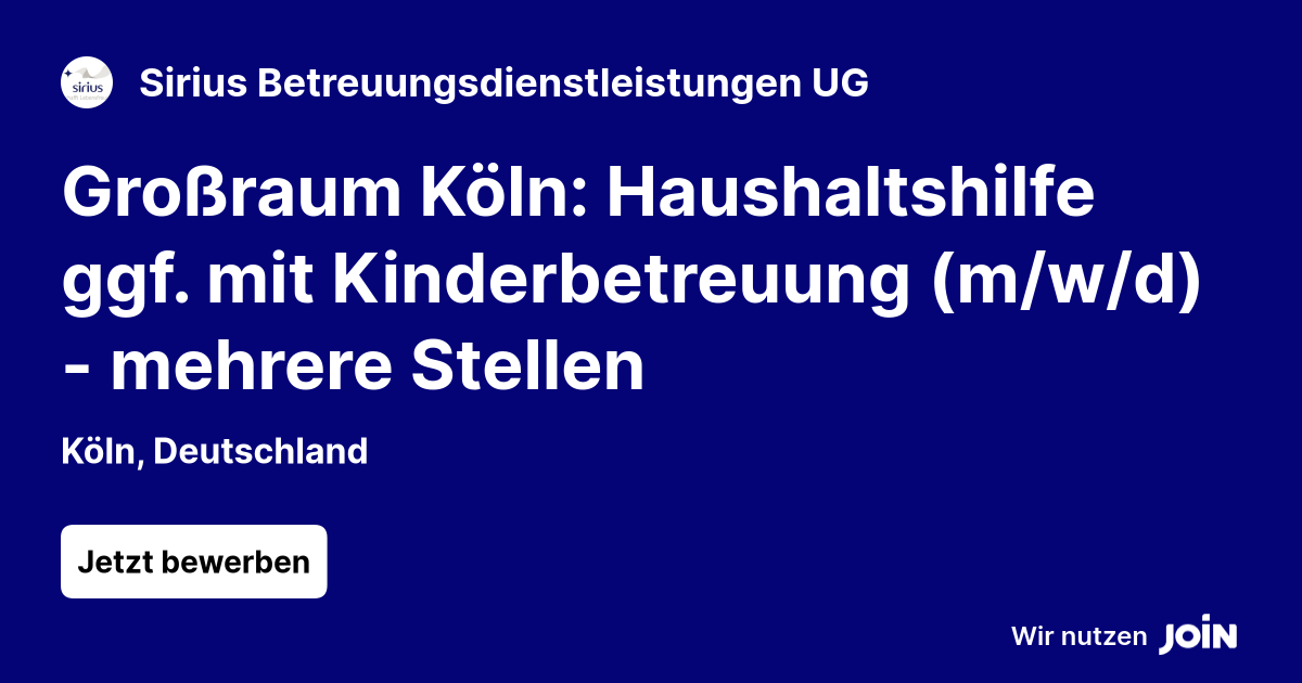 Sirius Betreuungsdienstleistungen UG logo